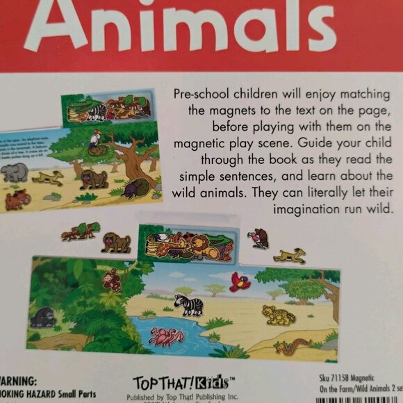 Wild Animals Magnetic Story and Play Scene - Picture 4 of 7